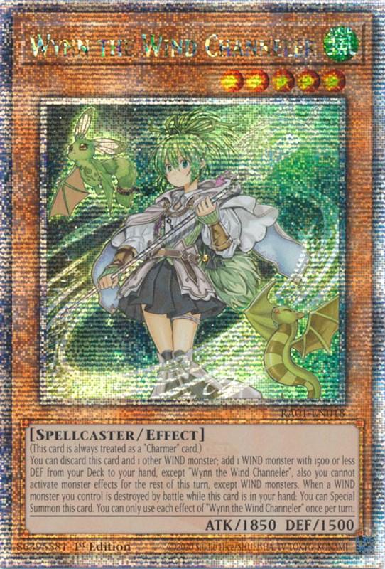 Wynn the Wind Channeler [RA01-EN018] Quarter Century Secret Rare (ONLINE ORDER ONLY)