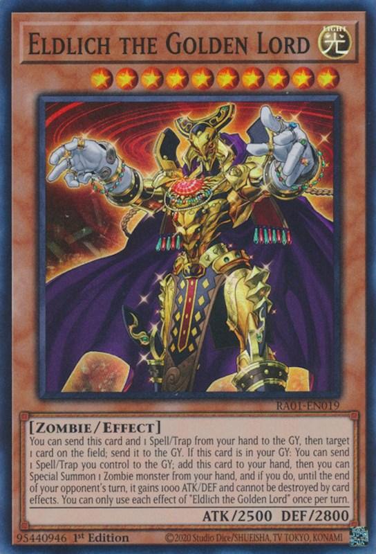 Eldlich the Golden Lord [RA01-EN019] Super Rare (ONLINE ORDER ONLY)