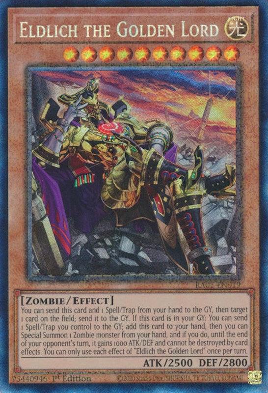 Eldlich the Golden Lord (Alternate Art) [RA01-EN019] Prismatic Collector's Rare (ONLINE ORDER ONLY)