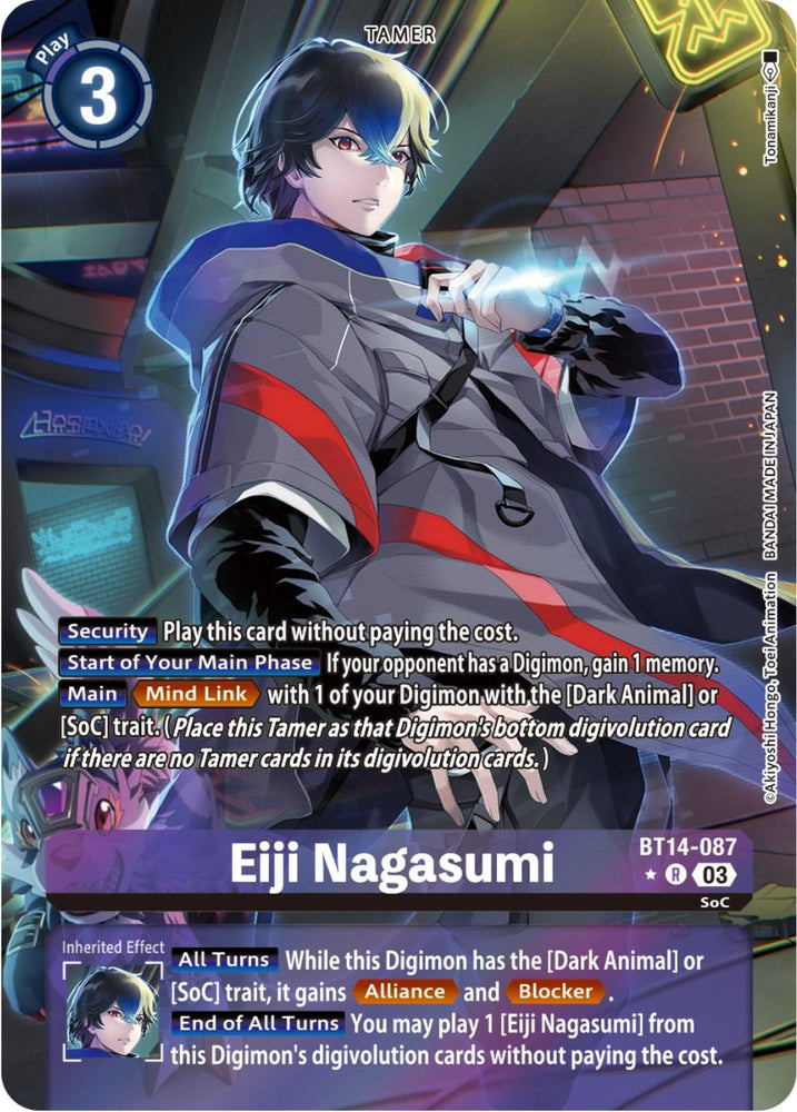 Eiji Nagasumi [BT14-087] (Alternate Art) [Blast Ace] (ONLINE ORDER ONLY)