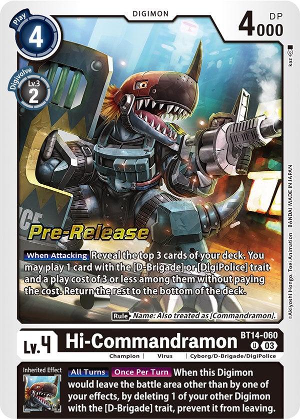 Hi-Commandramon [BT14-060] [Blast Ace Pre-Release Cards] (ONLINE ORDER ONLY)