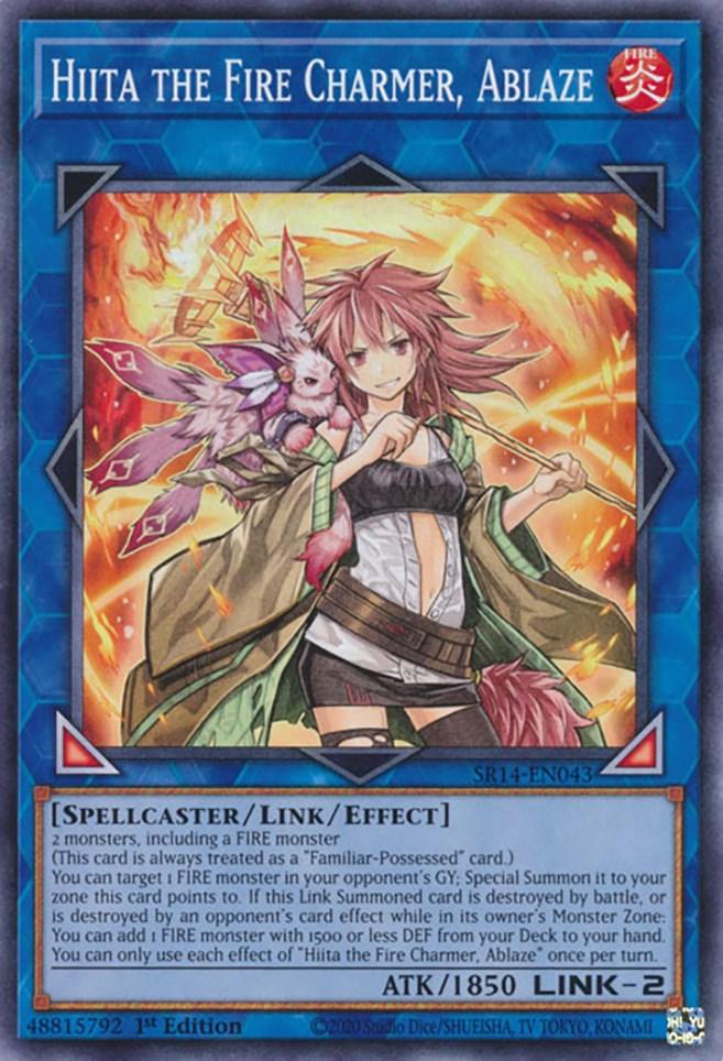 Hiita the Fire Charmer, Ablaze [SR14-EN043] Common (ONLINE ORDER ONLY)