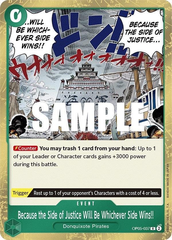Because the Side of Justice Will Be Whichever Side Wins!! [Awakening of the New Era] (ONLINE ORDER ONLY)