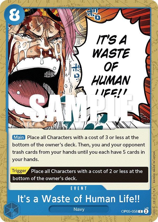 It's a Waste of Human Life!! [Awakening of the New Era] (ONLINE ORDER ONLY)