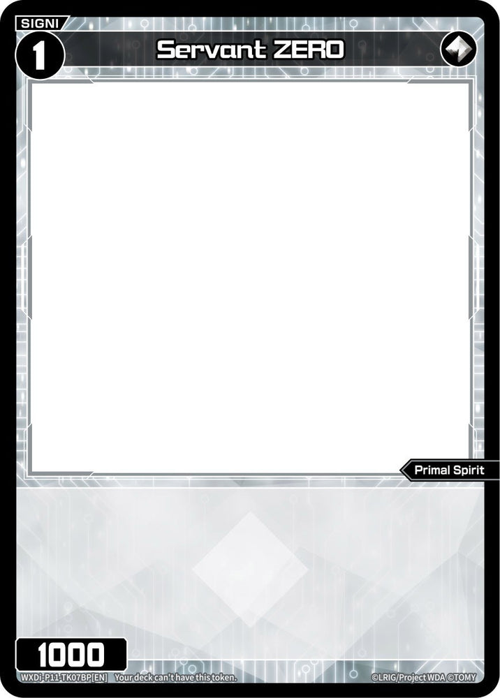 Myu // Servant ZERO (Parallel Foil) (WXDi.P11-TK07AP[EN] // WXDi-P11-TK07BP[EN]) [Reunion Diva]