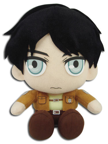 ATTACK ON TITAN - EREN SITTING POSE PLUSH (ONLINE ORDER ONLY)