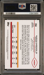 Graded 2024 Topps Chrome Marvin Harrison Jr #204 Rookie RC Football Card PSA 10 Gem Mint (ONLINE ORDER ONLY)
