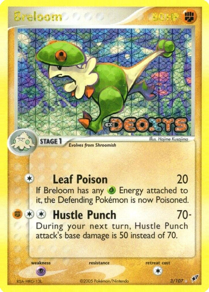 Breloom (3/107) (Stamped) [EX: Deoxys] (Online Only)