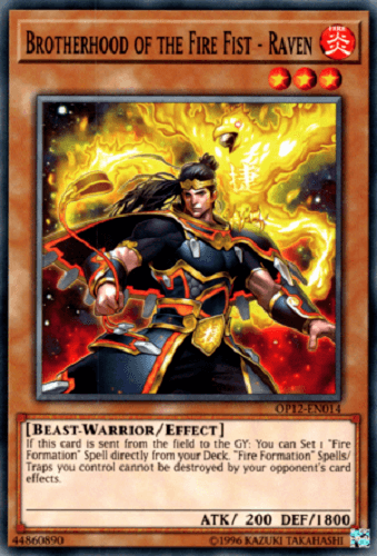 Brotherhood of the Fire Fist - Raven [OP12-EN014] Common (ONLINE ORDER ONLY)