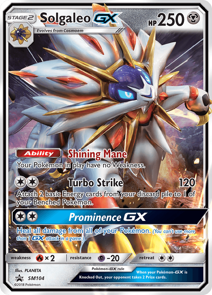 Solgaleo GX (SM104) [Sun & Moon: Black Star Promos] (Online Only)