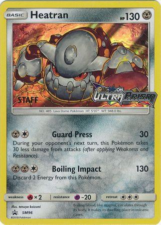Heatran (SM96) (Staff Prerelease Promo) [Sun & Moon: Black Star Promos] (Online Only)