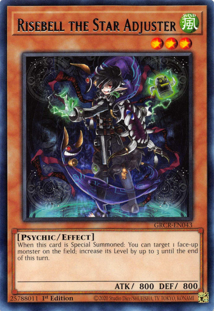 Risebell the Star Adjuster [GRCR-EN043] Rare (ONLINE ORDER ONLY)