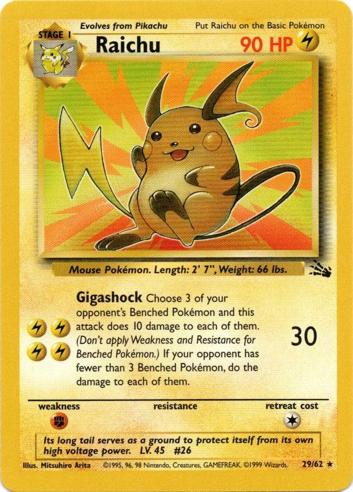 Raichu (29/62) [Fossil Unlimited] (Online Only)
