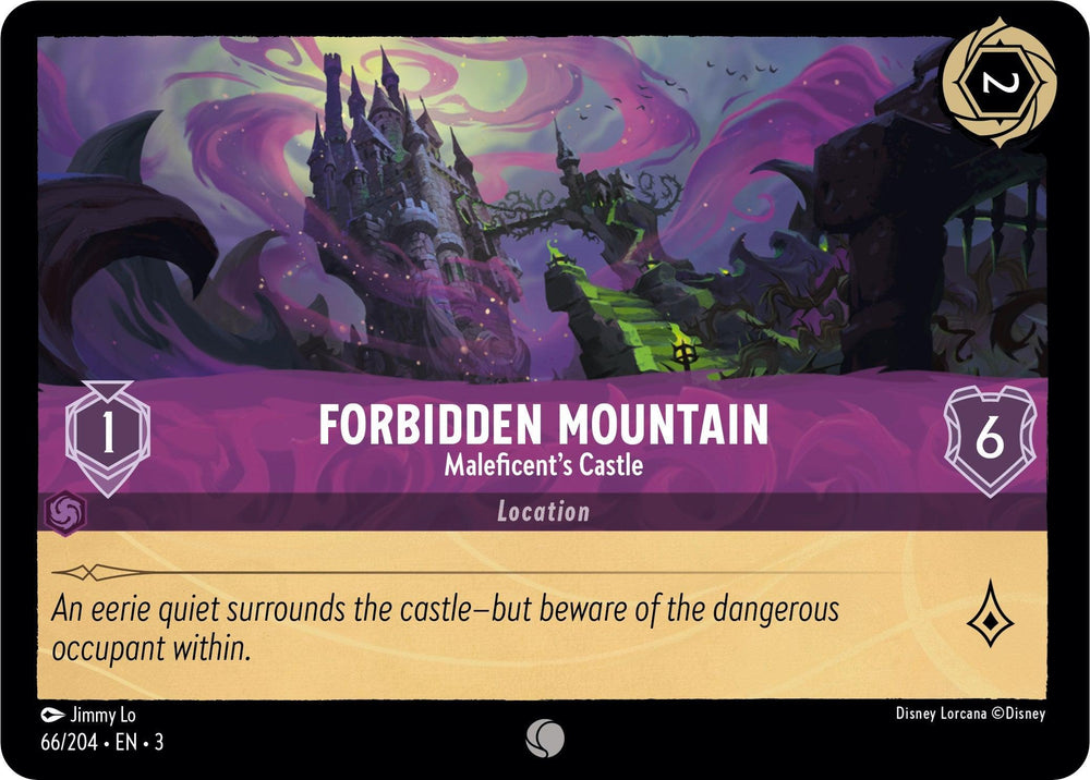 Forbidden Mountain - Maleficent's Castle (66/204) [Into the Inklands] (ONLINE ORDER ONLY)