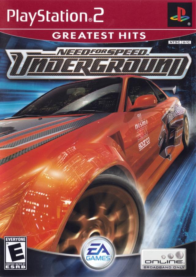 Need For Speed: Underground (Greatest Hits) (Playstation 2) (Online Only)