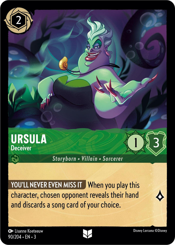Ursula - Deceiver (90/204) [Into the Inklands] (ONLINE ORDER ONLY)