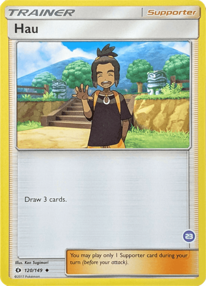 Hau (120/149) (Deck Exclusive #23) [Sun & Moon: Trainer Kit - Alolan Sandslash] (Online Only)