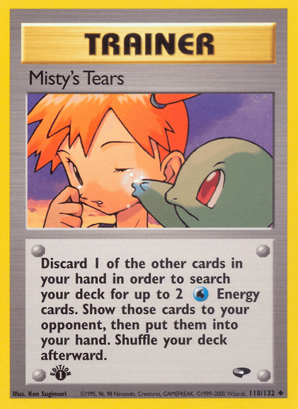 Misty's Tears (118/132) [Gym Challenge 1st Edition] (Online Only)