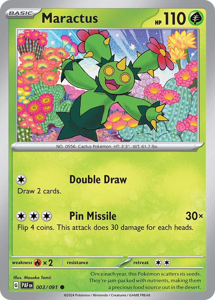Maractus (003/091) [Scarlet & Violet: Paldean Fates] (Online Only)