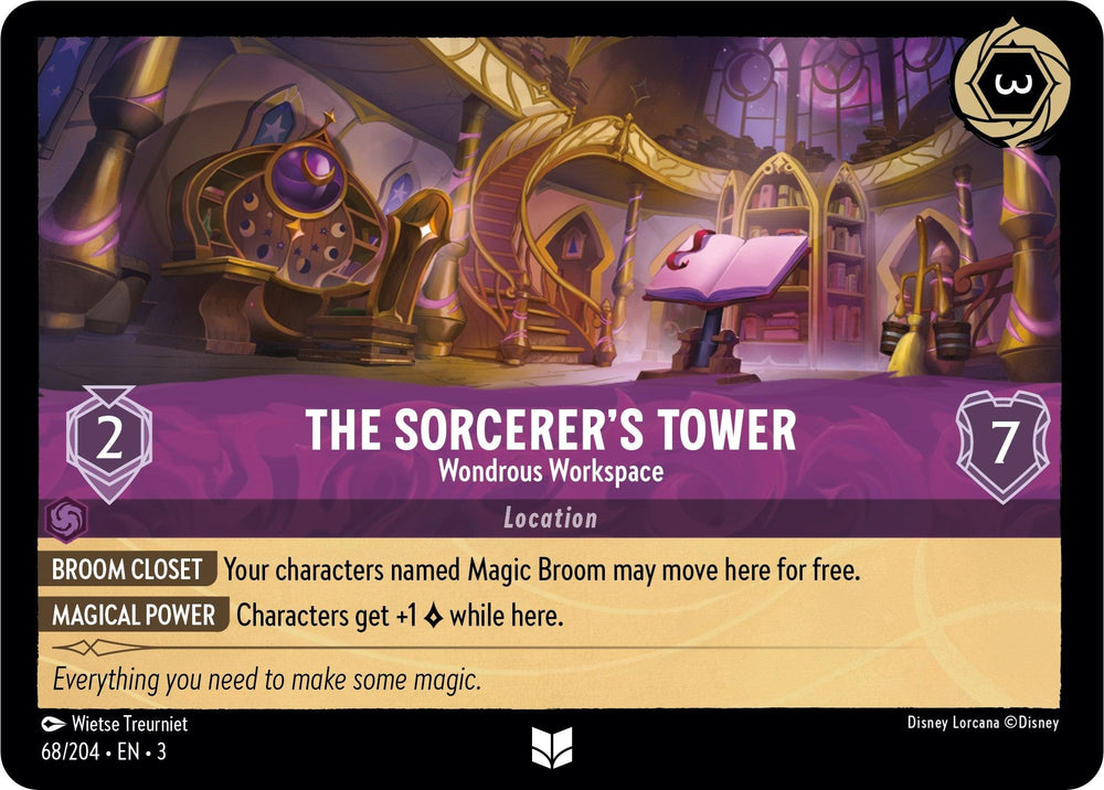 The Sorcerer's Tower - Wondrous Workspace (68/204) [Into the Inklands] (ONLINE ORDER ONLY)