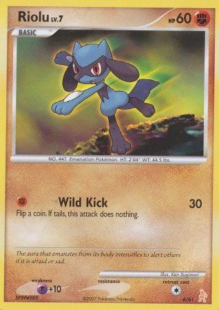 Riolu (6/61) [Diamond & Pearl: Trainer Kit - Lucario] (Online Only)