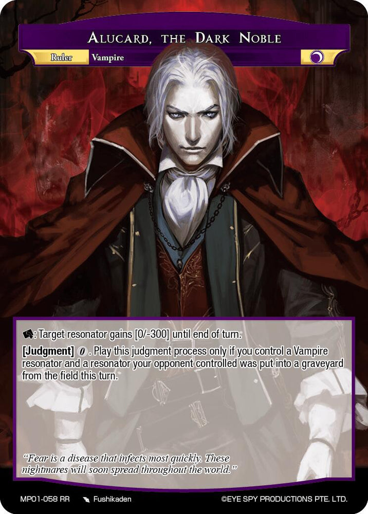 Alucard, the Dark Noble // Dracula, the Demonic One (MP01-058 JR) [Masterpiece "Pilgrim-Memories"]
