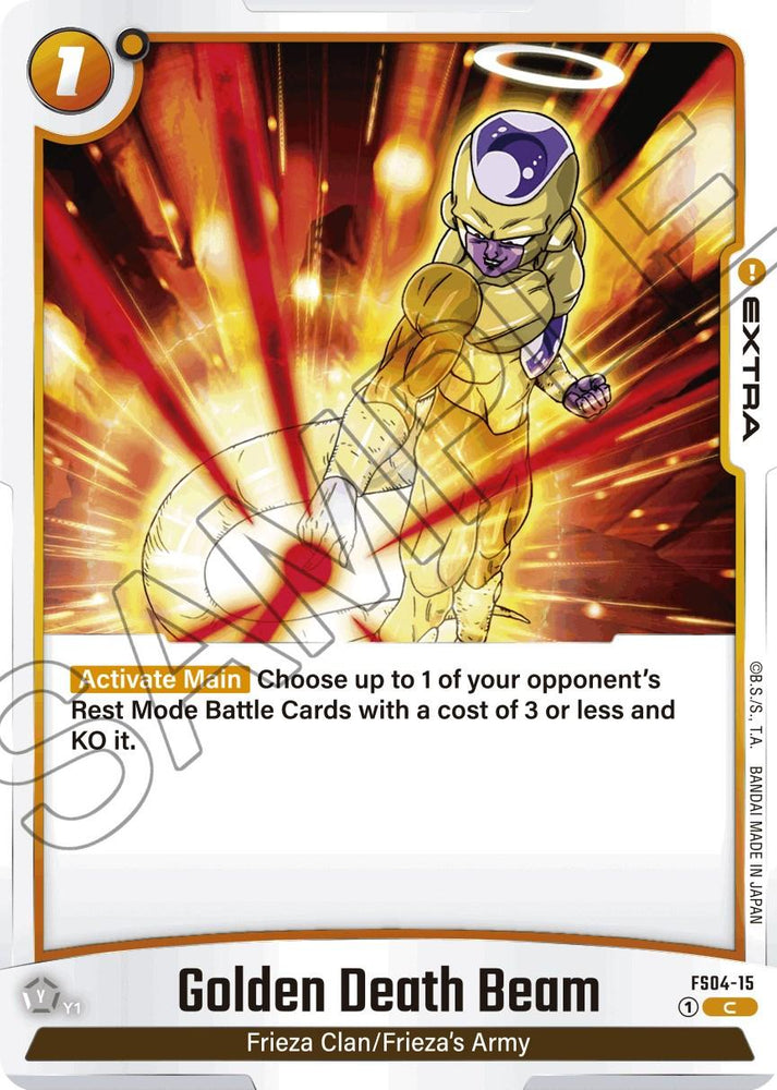 Golden Death Beam [Starter Deck: Frieza] (ONLINE ORDER ONLY)