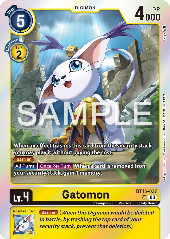 Gatomon [BT15-037] [Exceed Apocalypse] (ONLINE ORDER ONLY)