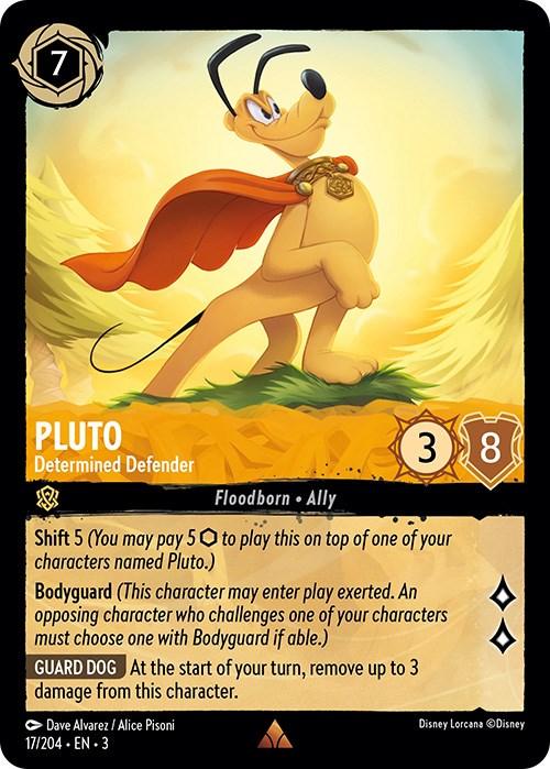 Pluto - Determined Defender (17/204) [Into the Inklands] (ONLINE ORDER ONLY)