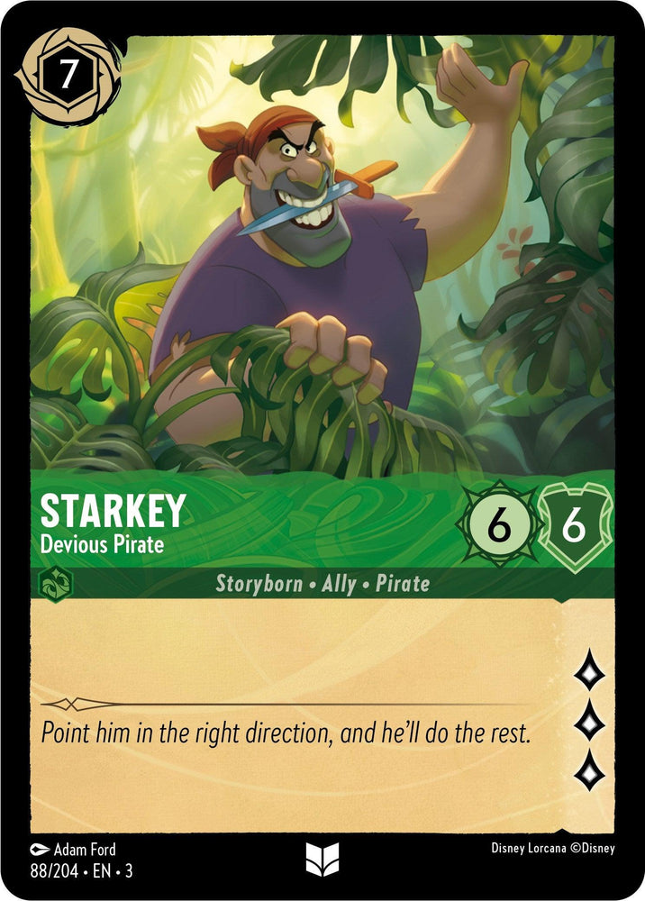 Starkey - Devious Pirate (88/204) [Into the Inklands] (ONLINE ORDER ONLY)