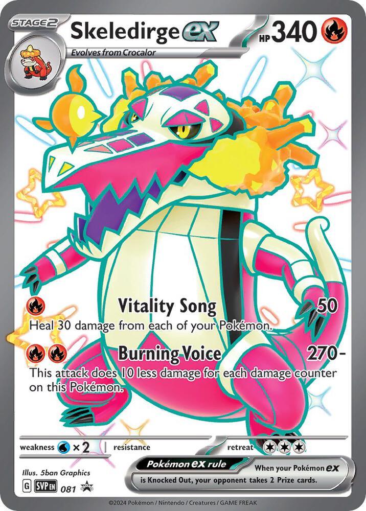 Skeledirge ex (081) [Scarlet & Violet: Black Star Promos] (Online Only)