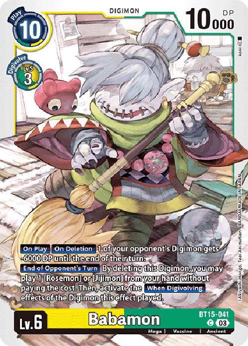 Babamon [BT15-041] [Exceed Apocalypse] (ONLINE ORDER ONLY)