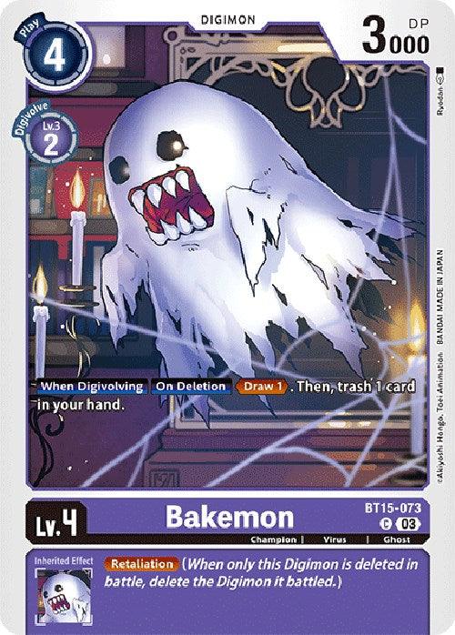 Bakemon [BT15-073] [Exceed Apocalypse] (ONLINE ORDER ONLY)