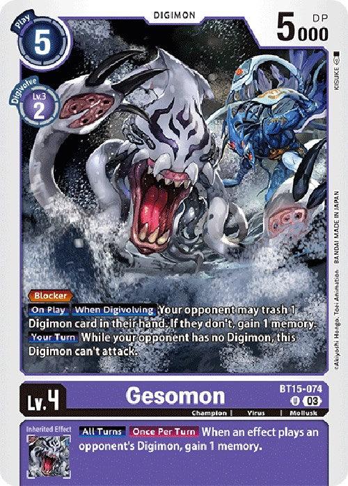 Gesomon [BT15-074] [Exceed Apocalypse] (ONLINE ORDER ONLY)
