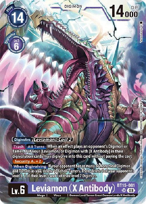 Leviamon (X Antibody) [BT15-081] [Exceed Apocalypse] (ONLINE ORDER ONLY)