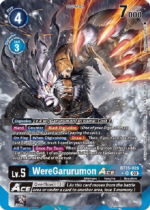 WereGarurumon Ace [BT15-026] (Alternate Art) [Exceed Apocalypse] (ONLINE ORDER ONLY)