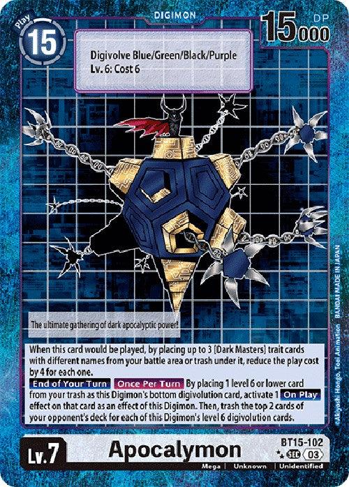 Apocalymon [BT15-102] (Special Edition Alternate Art) [Exceed Apocalypse] (ONLINE ORDER ONLY)
