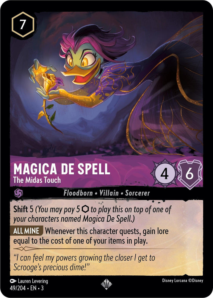 Magica De Spell - The Midas Touch (49/204) [Into the Inklands] (ONLINE ORDER ONLY)
