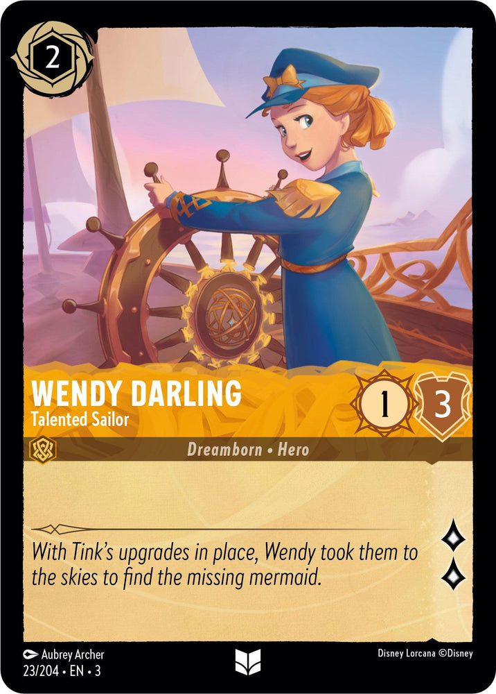 Wendy Darling - Talented Sailor (23/204) [Into the Inklands] (ONLINE ORDER ONLY)