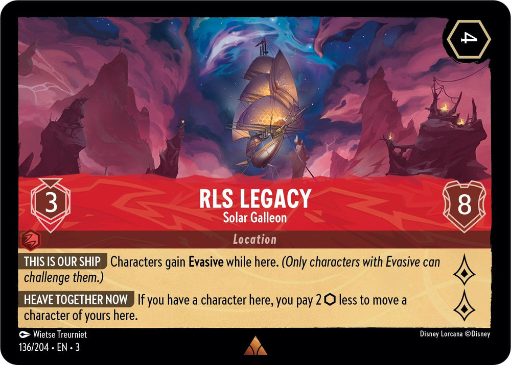 RLS Legacy - Solar Galleon (136/204) [Into the Inklands] (ONLINE ORDER ONLY)