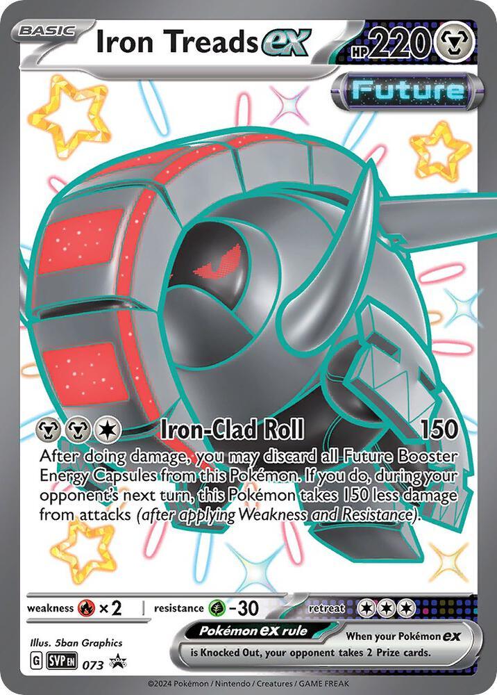 Iron Treads ex (073) [Scarlet & Violet: Black Star Promos] (Online Only)