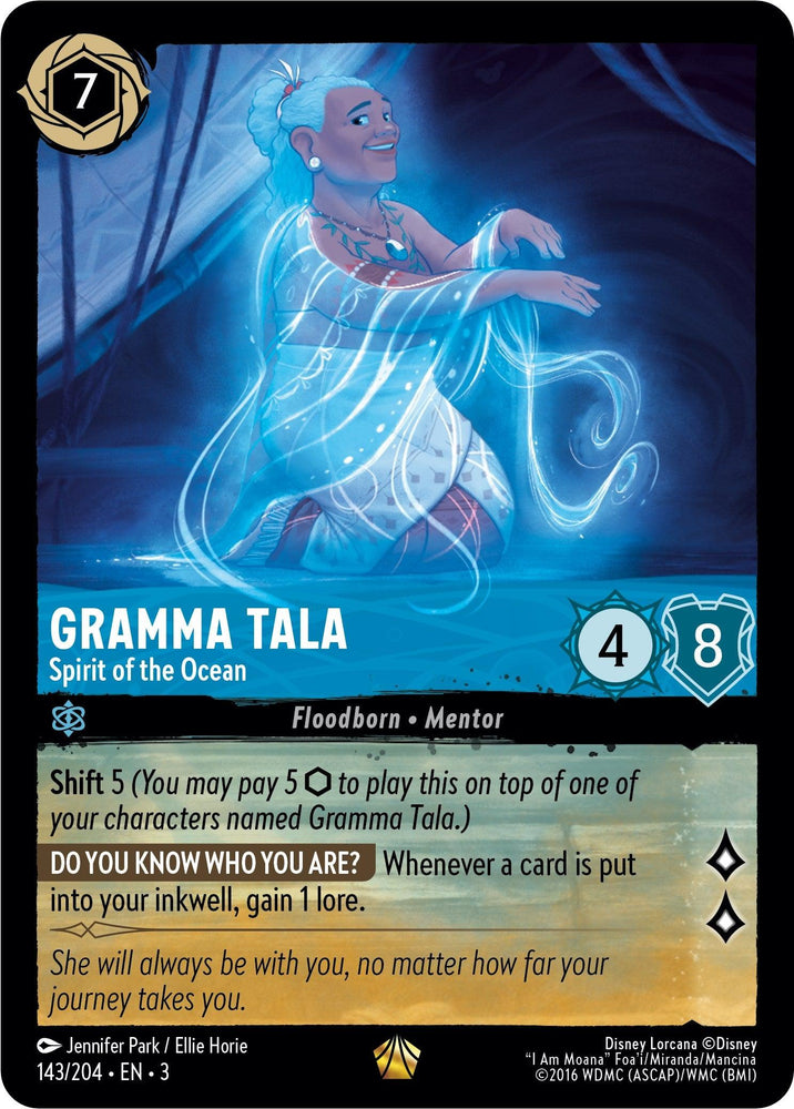 Gramma Tala - Spirit of the Ocean (143/204) [Into the Inklands] (ONLINE ORDER ONLY)