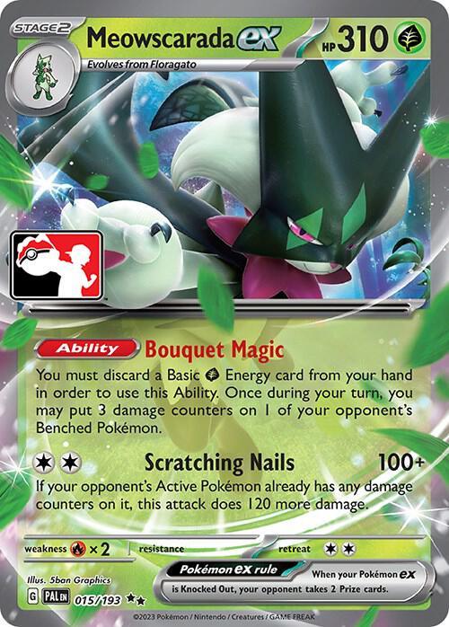 Meowscarada ex (015/193) [Prize Pack Series Four] (Online Only)
