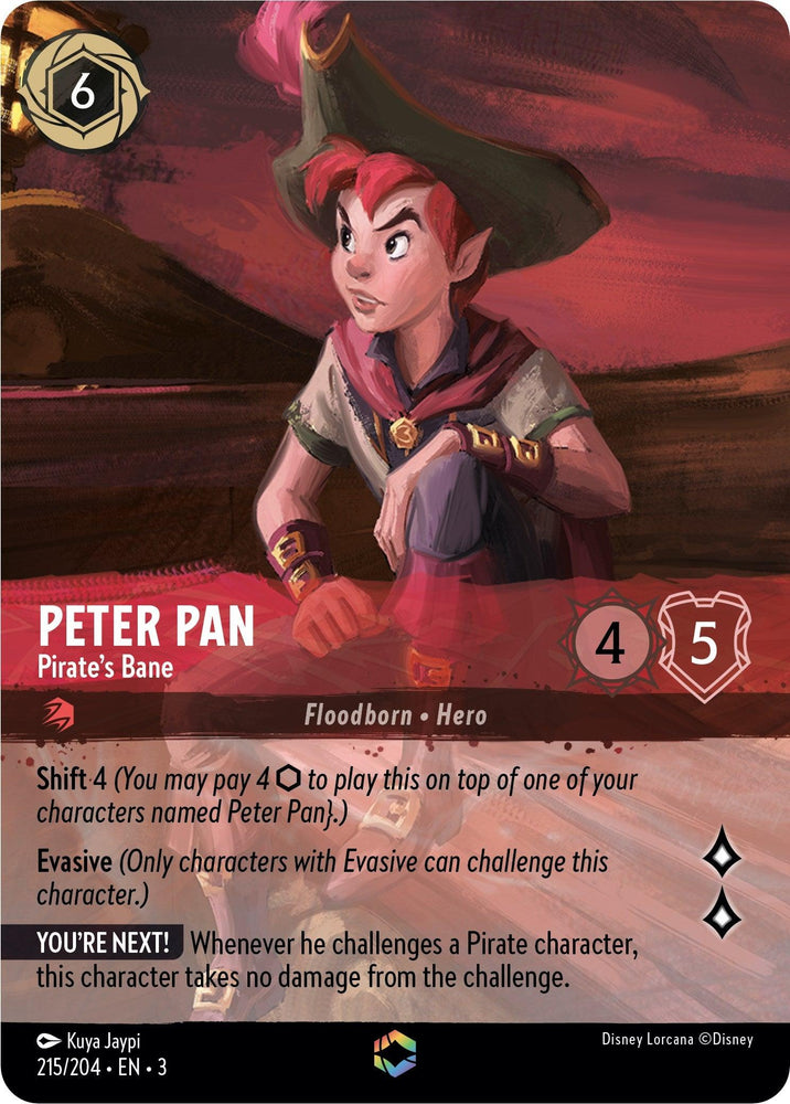 Peter Pan - Pirate's Bane (Enchanted) (215/204) [Into the Inklands] (ONLINE ORDER ONLY)