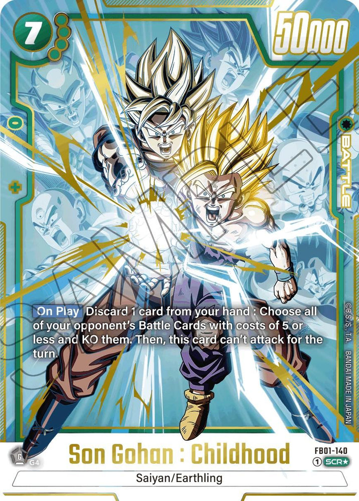 Son Gohan : Childhood (FB01-140) (Alternate Art) [Awakened Pulse] (ONLINE ORDER ONLY)