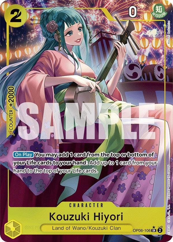 Kouzuki Hiyori (Alternate Art) [Wings of the Captain] (ONLINE ORDER ONLY)