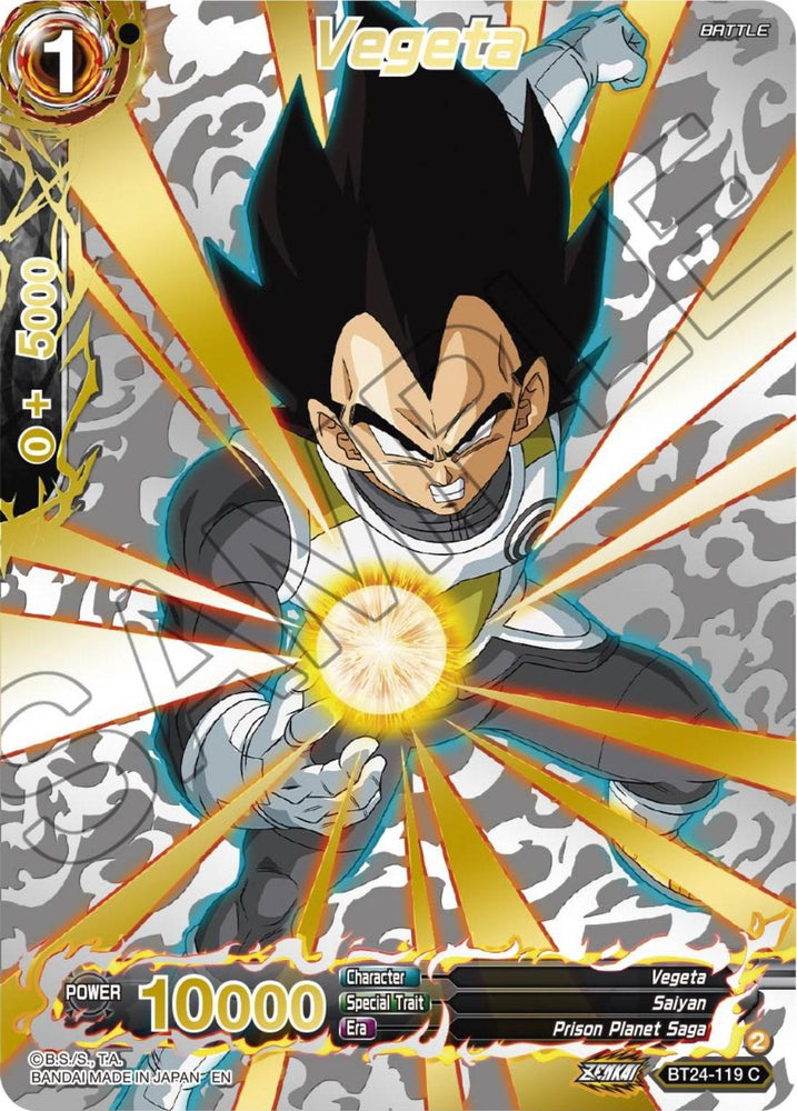 Vegeta (Collector Booster) (BT24-119) [Beyond Generations] (ONLINE ORDER ONLY)