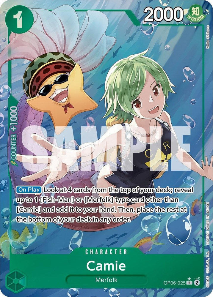 Camie (Alternate Art) [Wings of the Captain] (ONLINE ORDER ONLY)