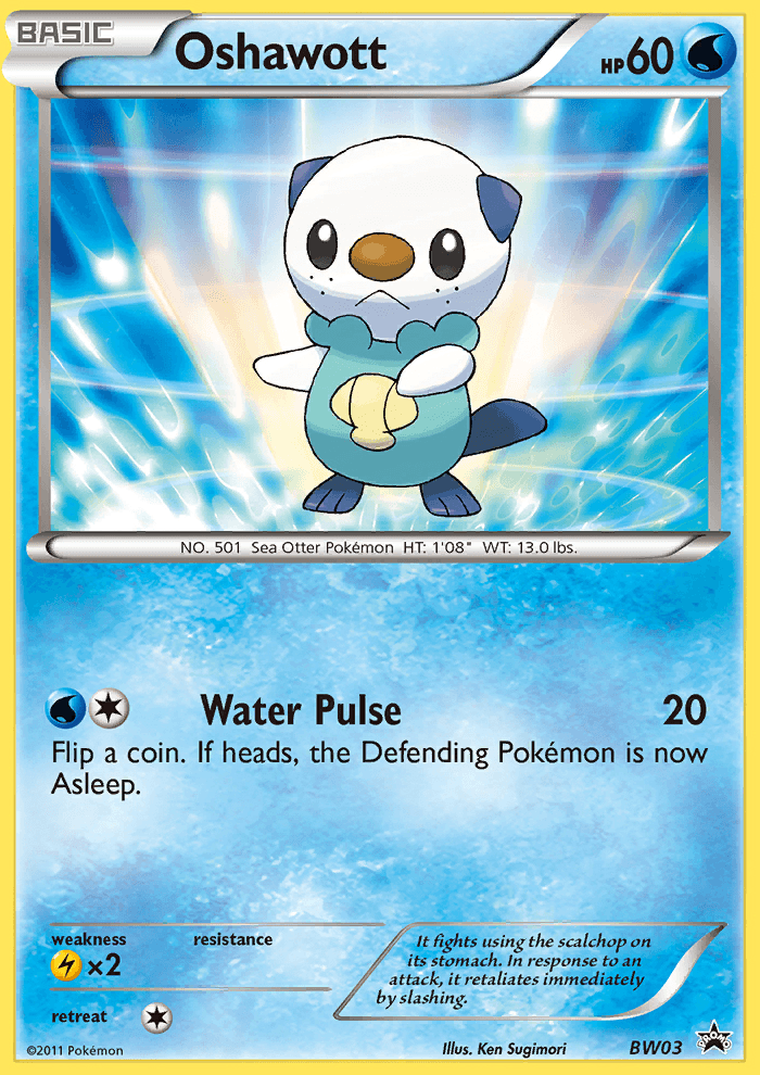 Oshawott (BW03) [Black & White: Black Star Promos] (Online Only)