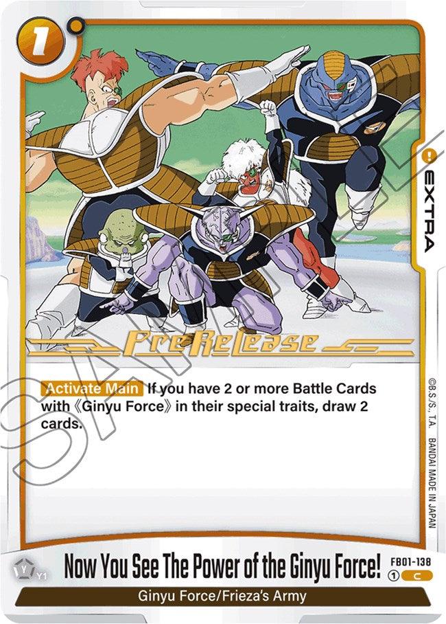 Now You See The Power of the Ginyu Force! [Awakened Pulse Pre-Release Cards] (ONLINE ORDER ONLY)